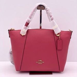 Coach Kacey Satchel Crossbody Bag Pink